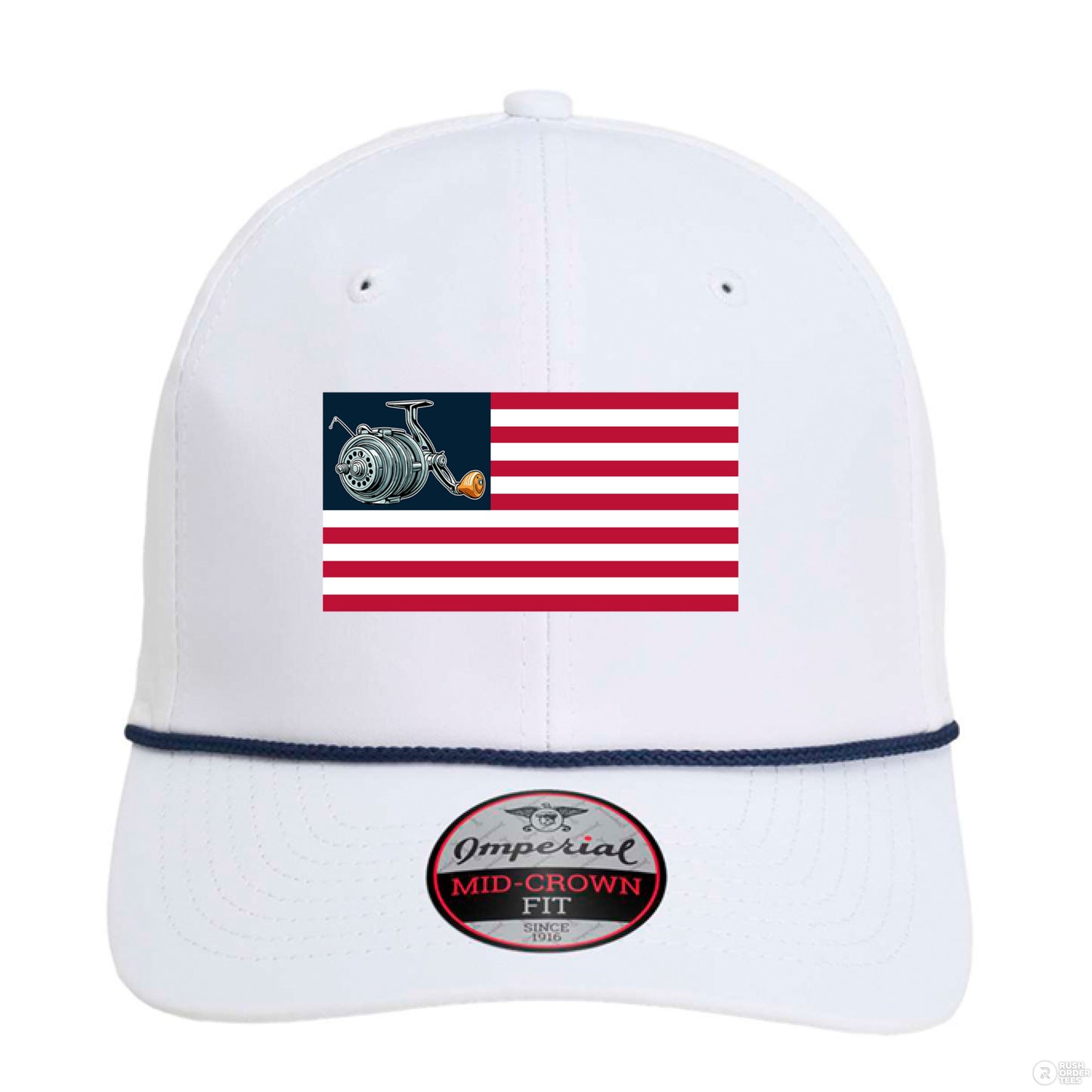 White/ Navy - FRONT